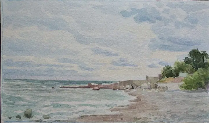 Морской берег. Братерская Н.Ф.