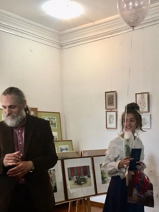 Защита итоговых работ по композиции и вручение свидетельств об окончании Студии. Июнь 2022 — фото 31