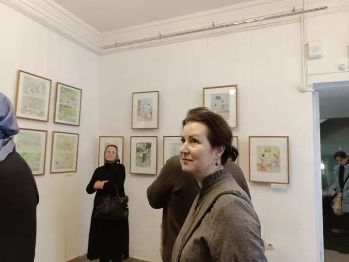 Открытие Третьей отчётной выставки работ выпускников в МКЦ «Дом Цыплаковых» г. Козельск — фото 8