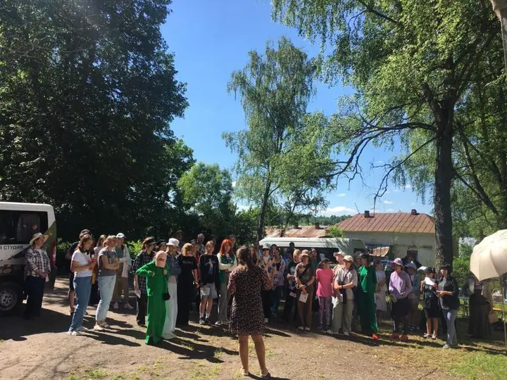 Конкурс-пленэр «Свет и воздух русской провинции» Ферзиковской детской школы искусств в усадьбе Богимово — фото 16