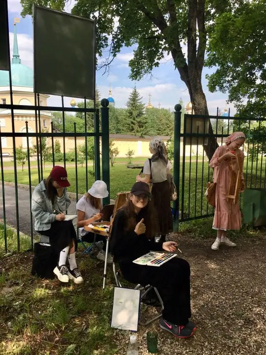 Пленэр в Оптиной пустыни и экскурсия по обители — фото 23