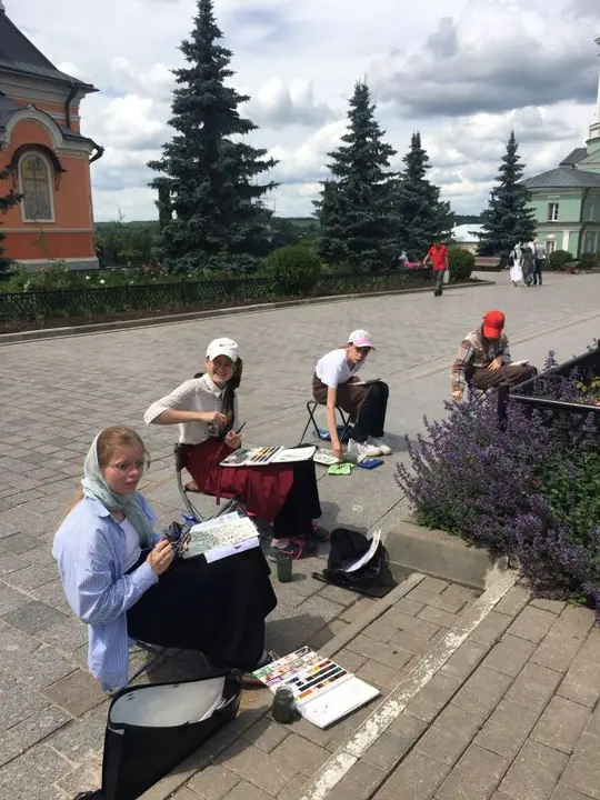 Пленэр в Оптиной пустыни и экскурсия по обители — фото 36
