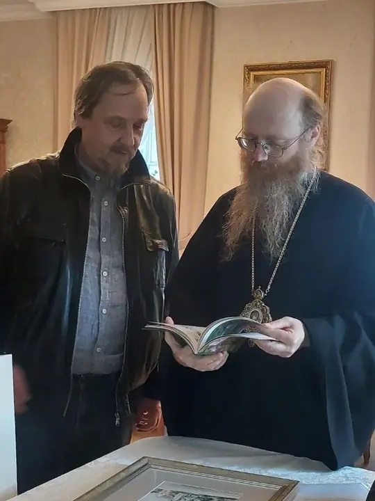 Встреча с владыкой Иосифом в Оптиной Пустыни — фото 6