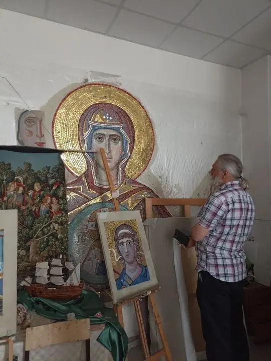 Посещение ученицами 5 класса с педагогом ПСТГУ кафедры монументального искусства — фото 13
