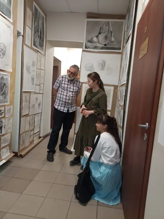 Посещение ученицами 5 класса с педагогом ПСТГУ кафедры монументального искусства — фото 16