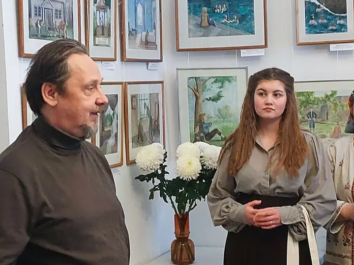 Открытие V отчётной выставки работ учеников в МКЦ «Дом Цыплаковых». — фото 4