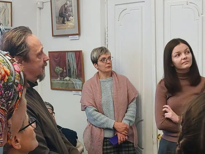 Открытие V отчётной выставки работ учеников в МКЦ «Дом Цыплаковых». — фото 7