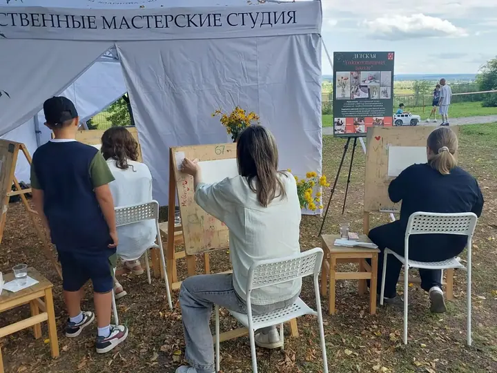 Мастер-класс на праздновании 880-летия города Козельска — фото 12